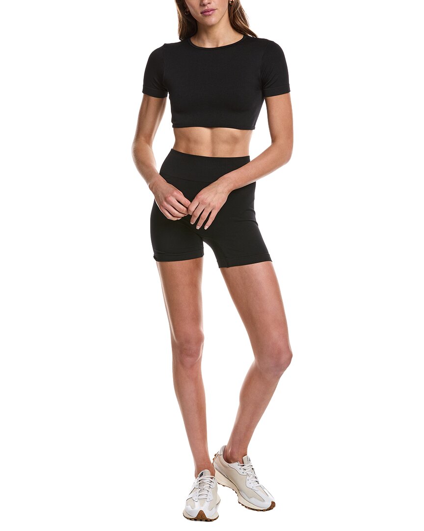 MARION 4in 2pc Open-Back Crop Top & Short Set