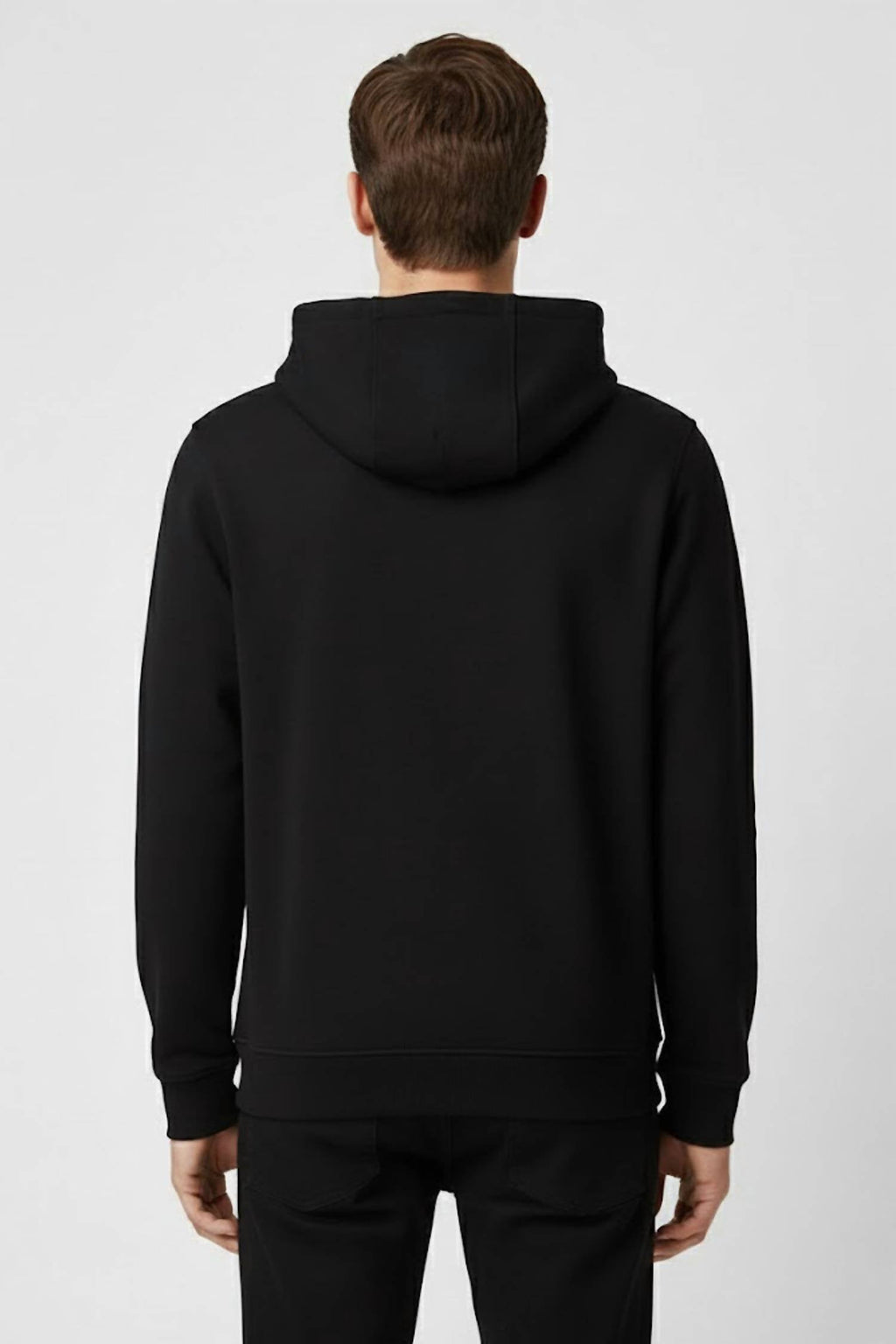 Medusa Cotton Hoodie In Black