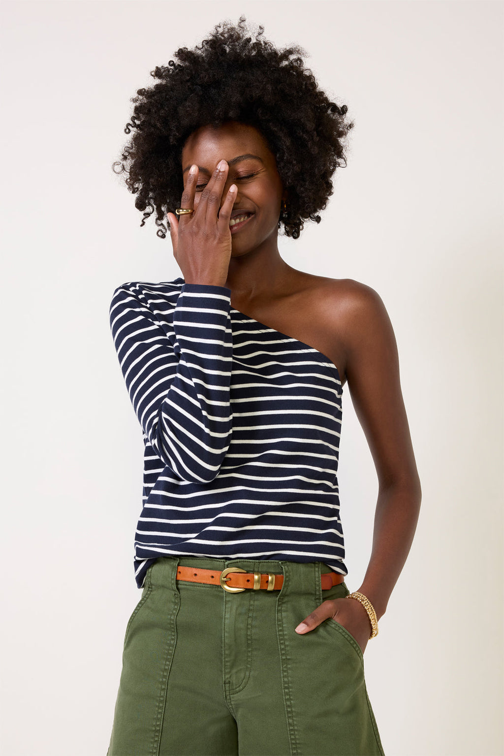 Women's Sara One Shoulder Top