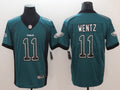 Men's Philadelphia Eagles Carson Wentz #11 Midnight Green Game Player Jersey1