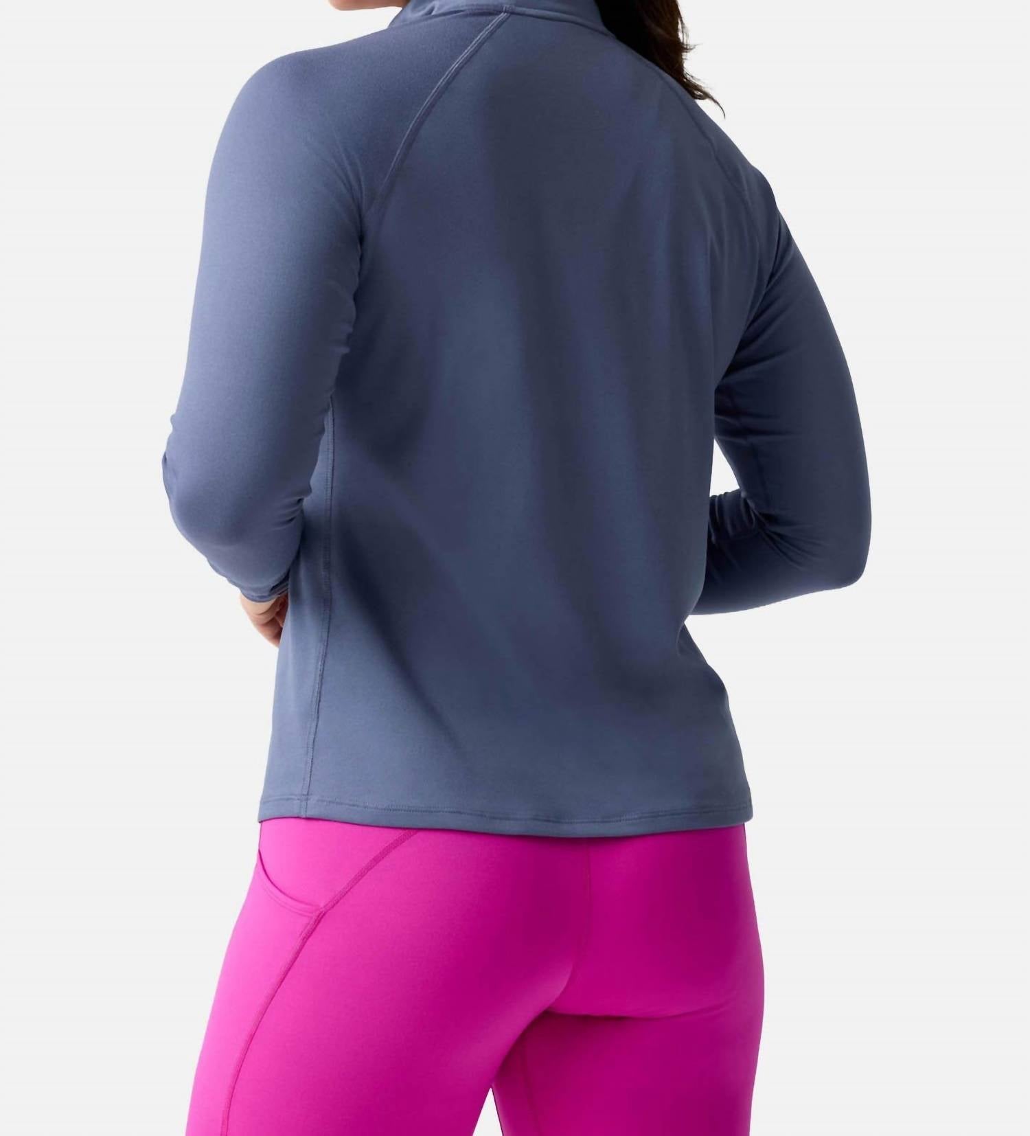 Dash 1/2 Zip 3.0 Long Sleeved Top In Nightshadow