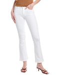 HUDSON Jeans Blair White High-Rise Bootcut Jean