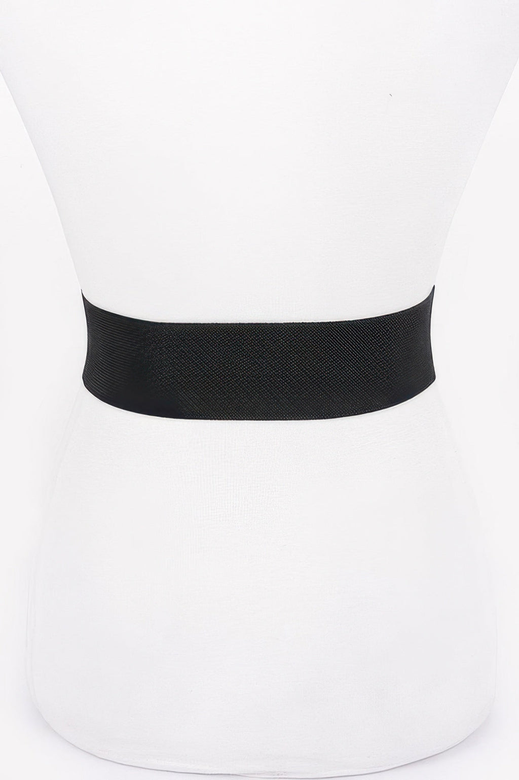 Rhinestone Buckle Elastic Belt