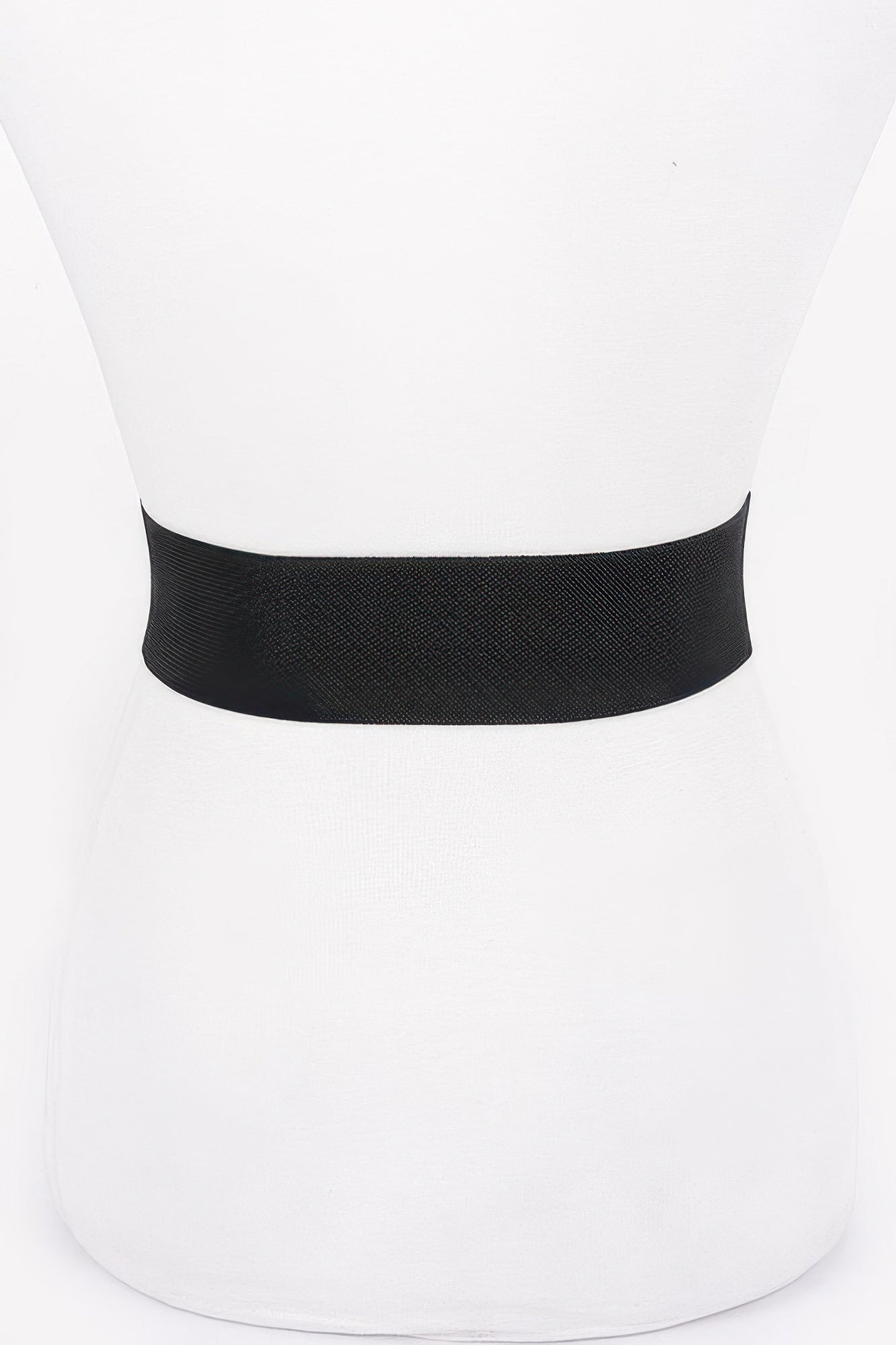 Rhinestone Buckle Elastic Belt