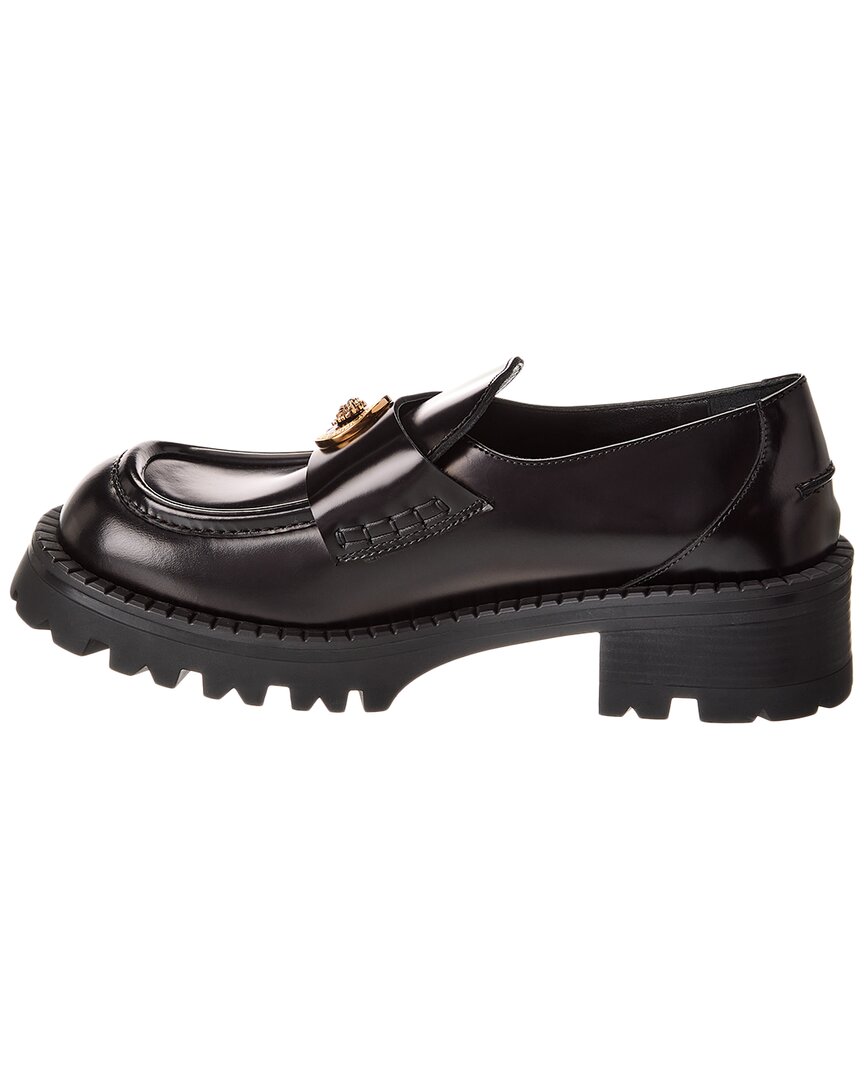 Versace Leather Loafer