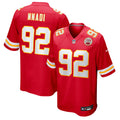 Kansas City Chiefs Derrick Nnadi Red Team Game Jersey