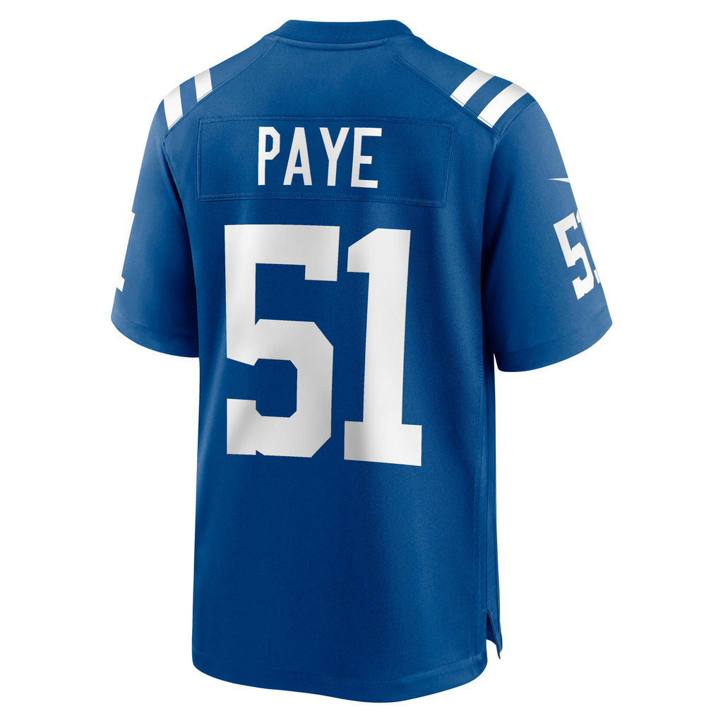 Indianapolis Colts Kwity Paye Royal Game Jersey