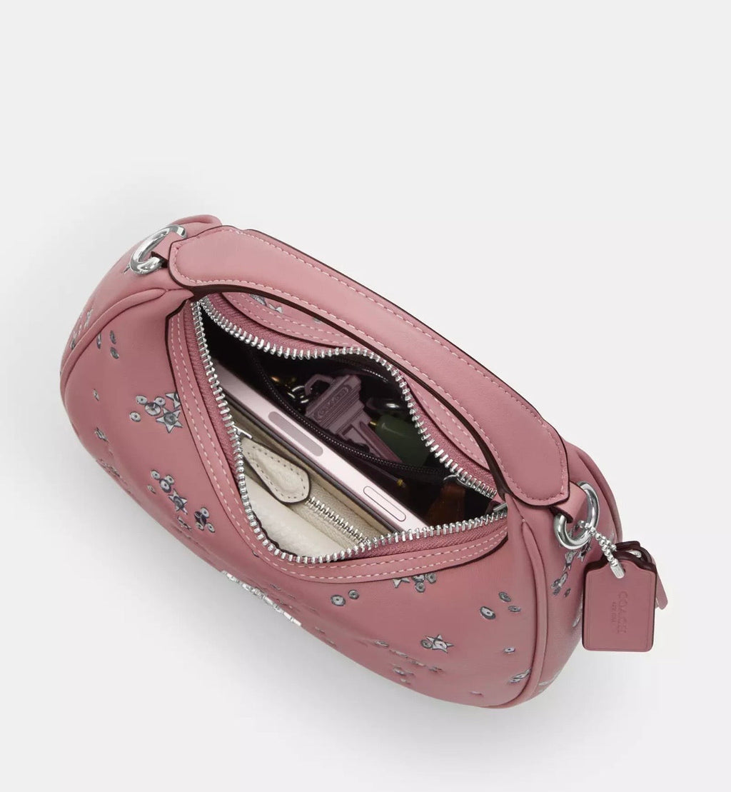 NWT Coach Carmen Mini Crossbody Bag With Star Print