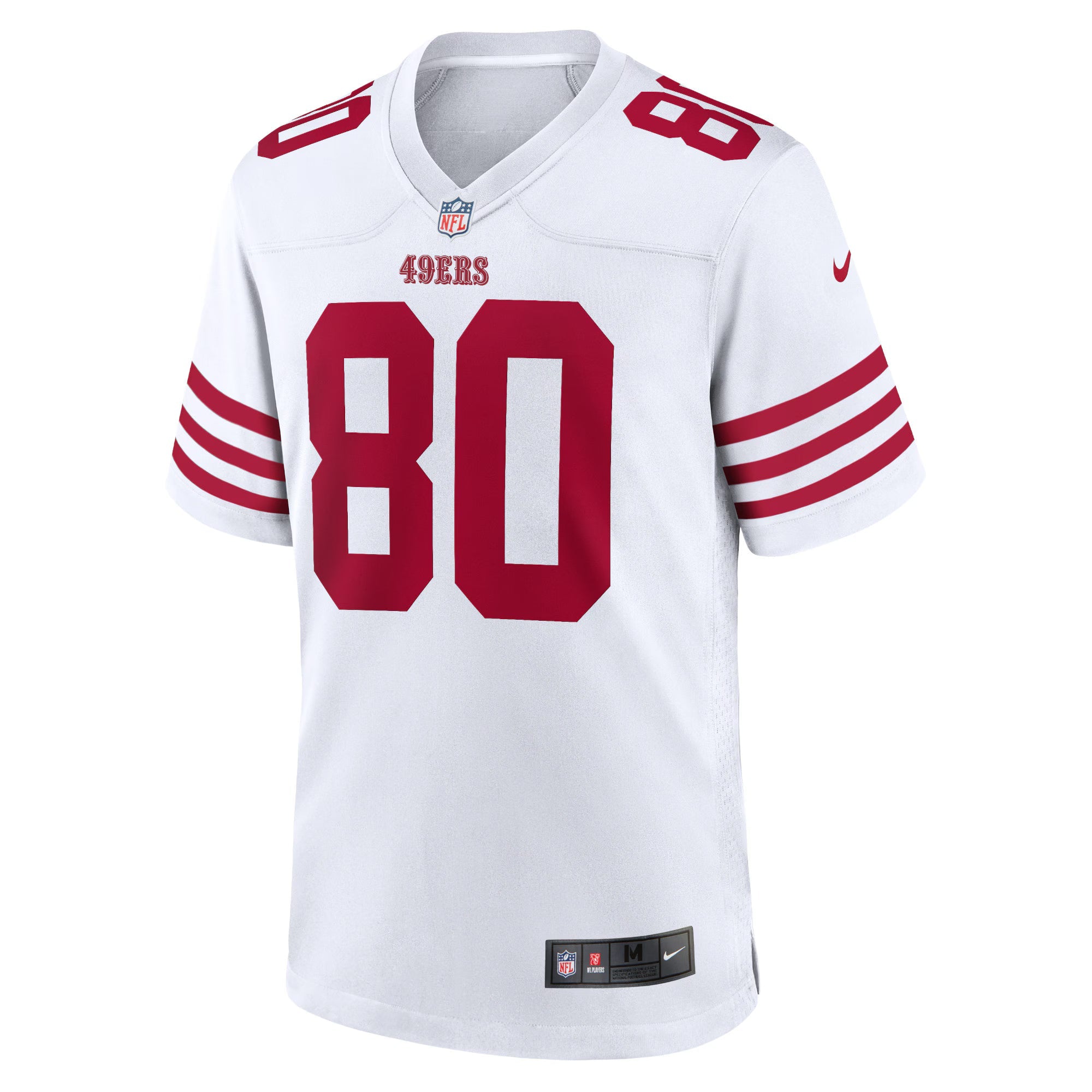 San Francisco 49ers Jerry Rice White Retired Player Game Jersey