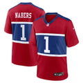 New York Giants Malik Nabers Century Red Alternate Game Jersey