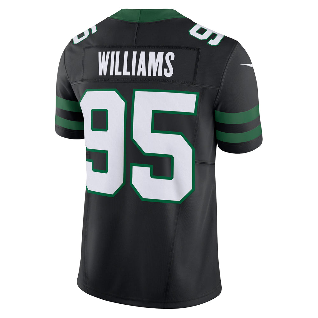 New York Jets Quinnen Williams Legacy Black Alternate Vapor F.U.S.E. Limited Jersey