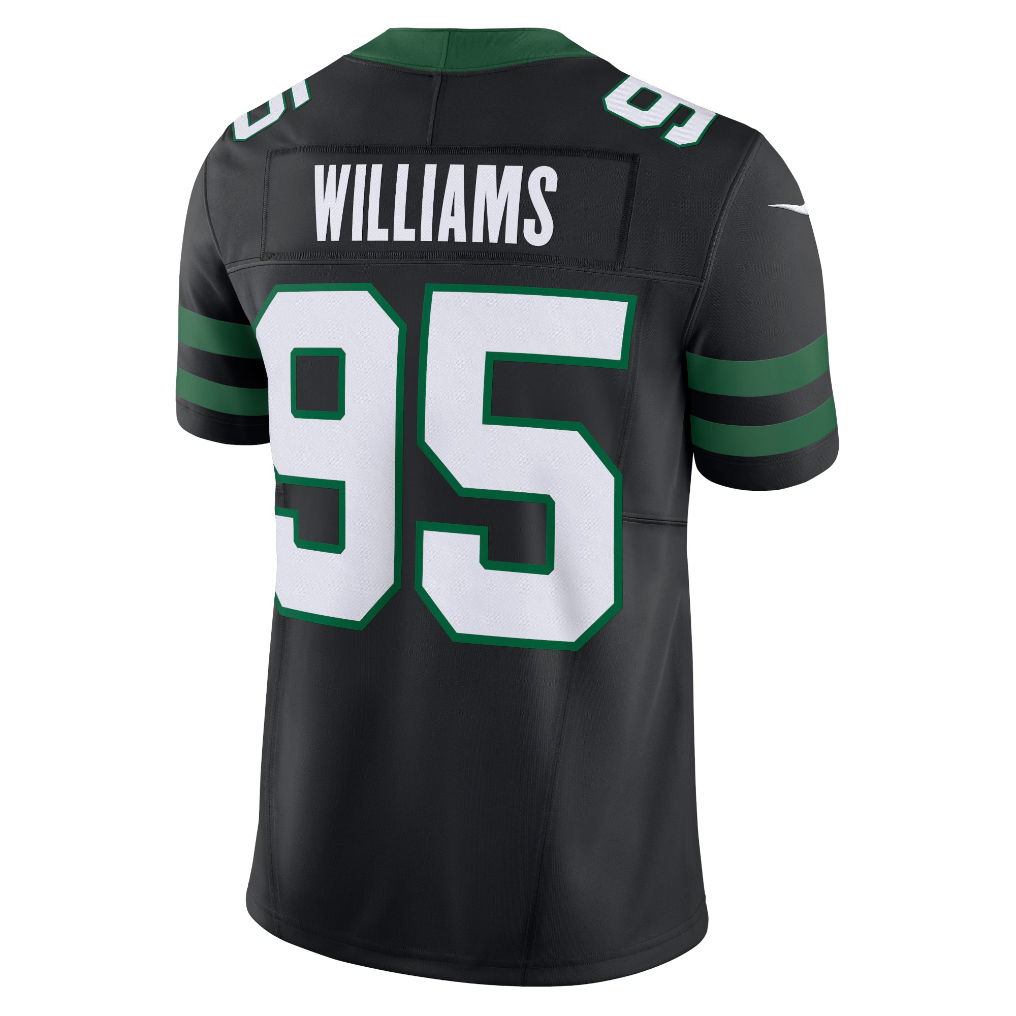 New York Jets Quinnen Williams Legacy Black Alternate Vapor F.U.S.E. Limited Jersey