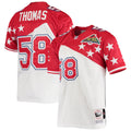 AFC Derrick Thomas Mitchell & Ness White/Red 1995 Pro Bowl Authentic Jersey