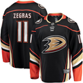 Men's Anaheim Ducks Trevor Zegras #11 Black Home Breakaway Player jersey