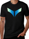 Geometric Graphic Black T-Shirt - Modern Style