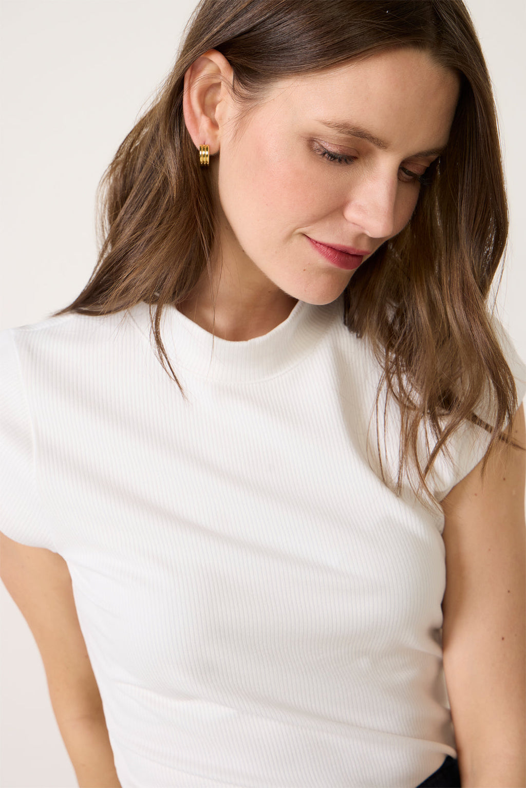 Women's Kori Mock Neck Rib Top