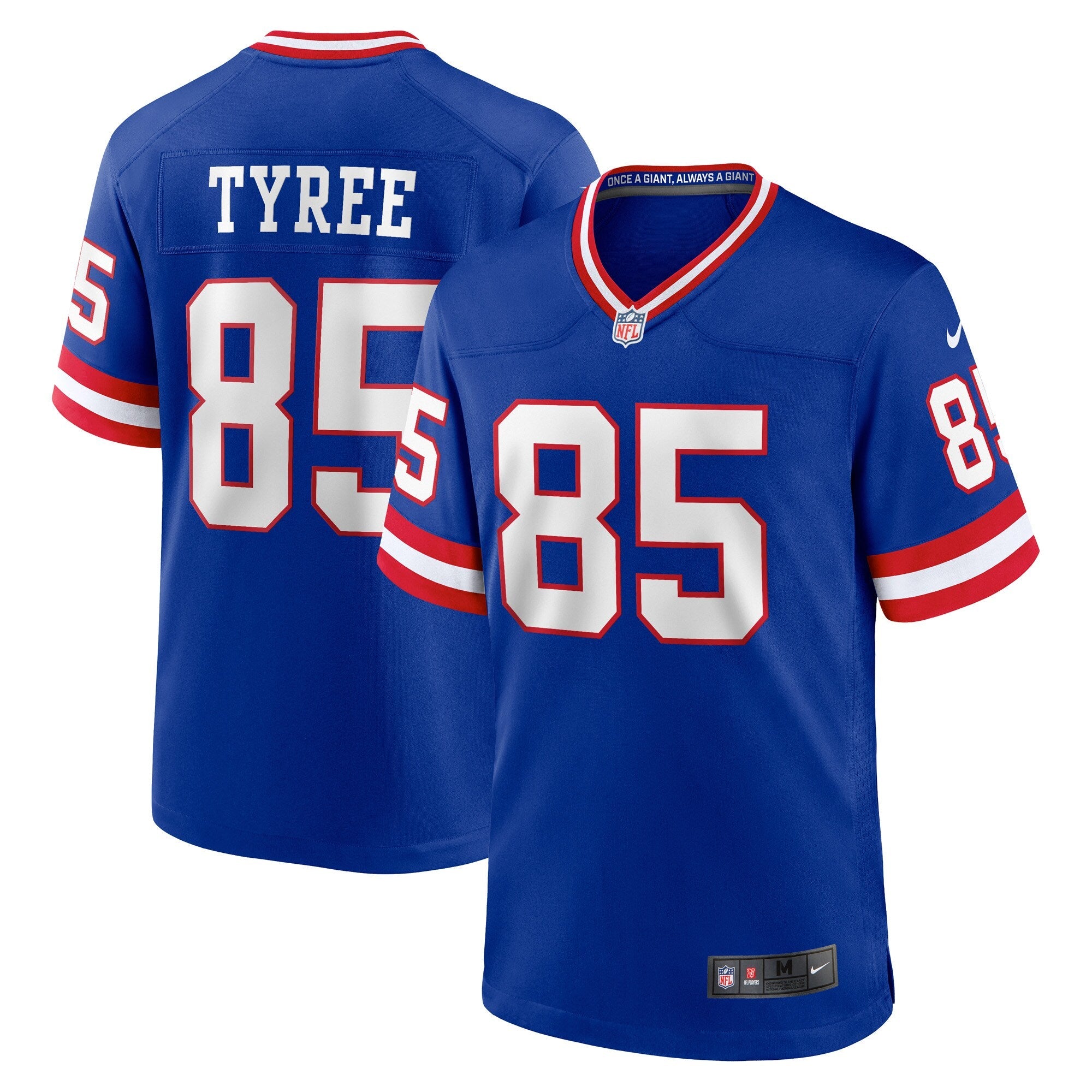 New York Giants David Tyree Royal Retired Player Alternate Game Jersey