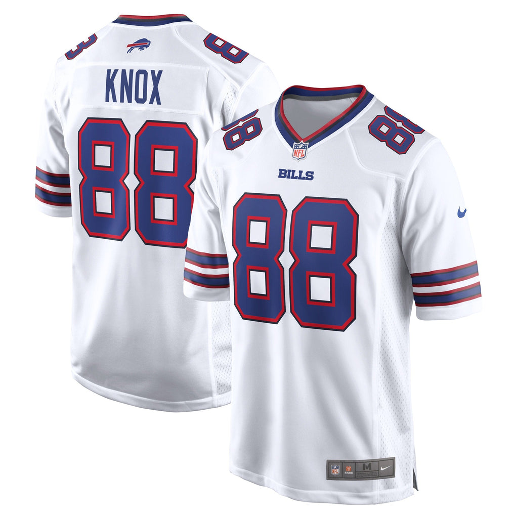 Buffalo Bills Dawson Knox White Away Game Player Jersey