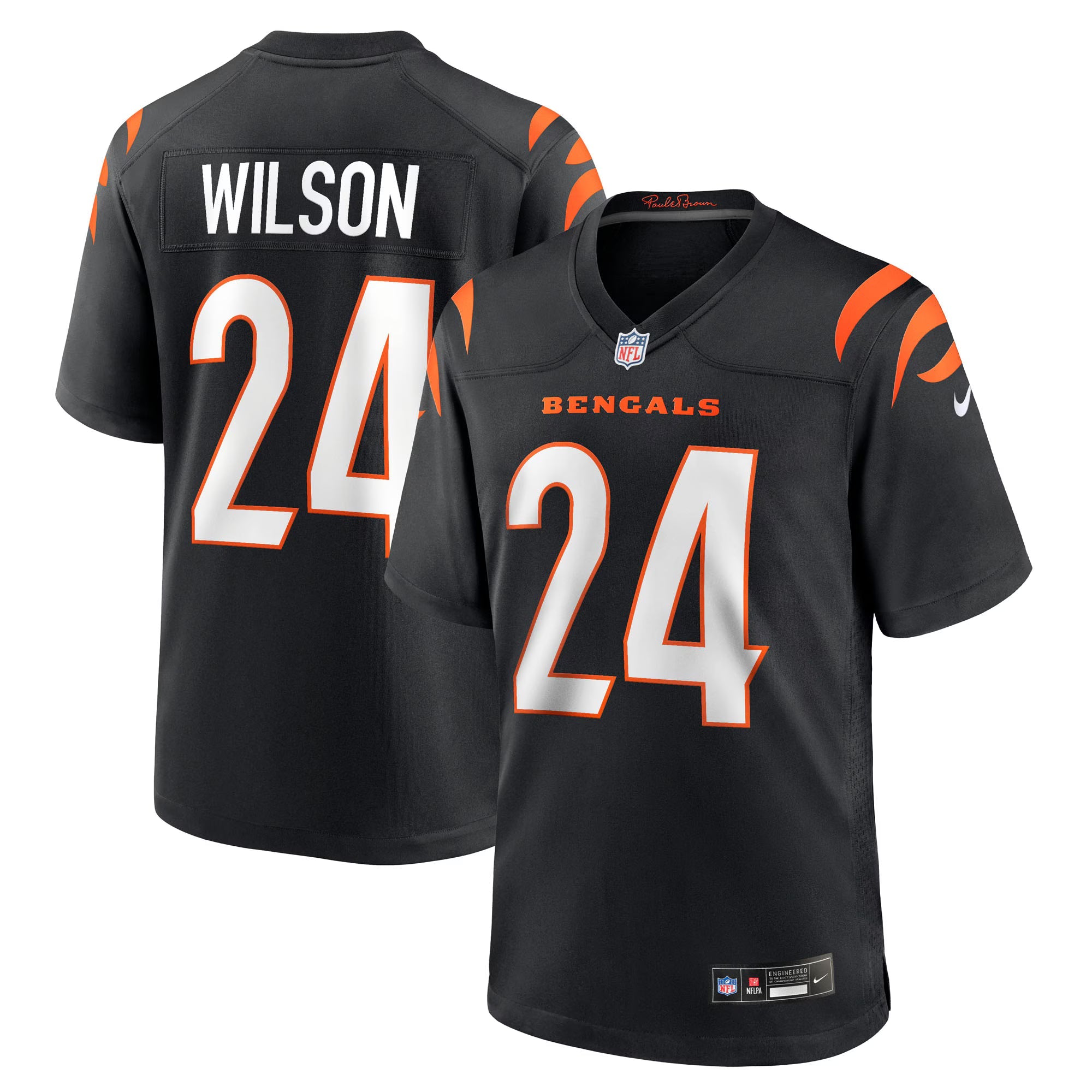 Cincinnati Bengals Marco Wilson Black Team Game Jersey