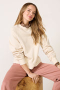 Women's Shirred Sleeve Sweatshirt