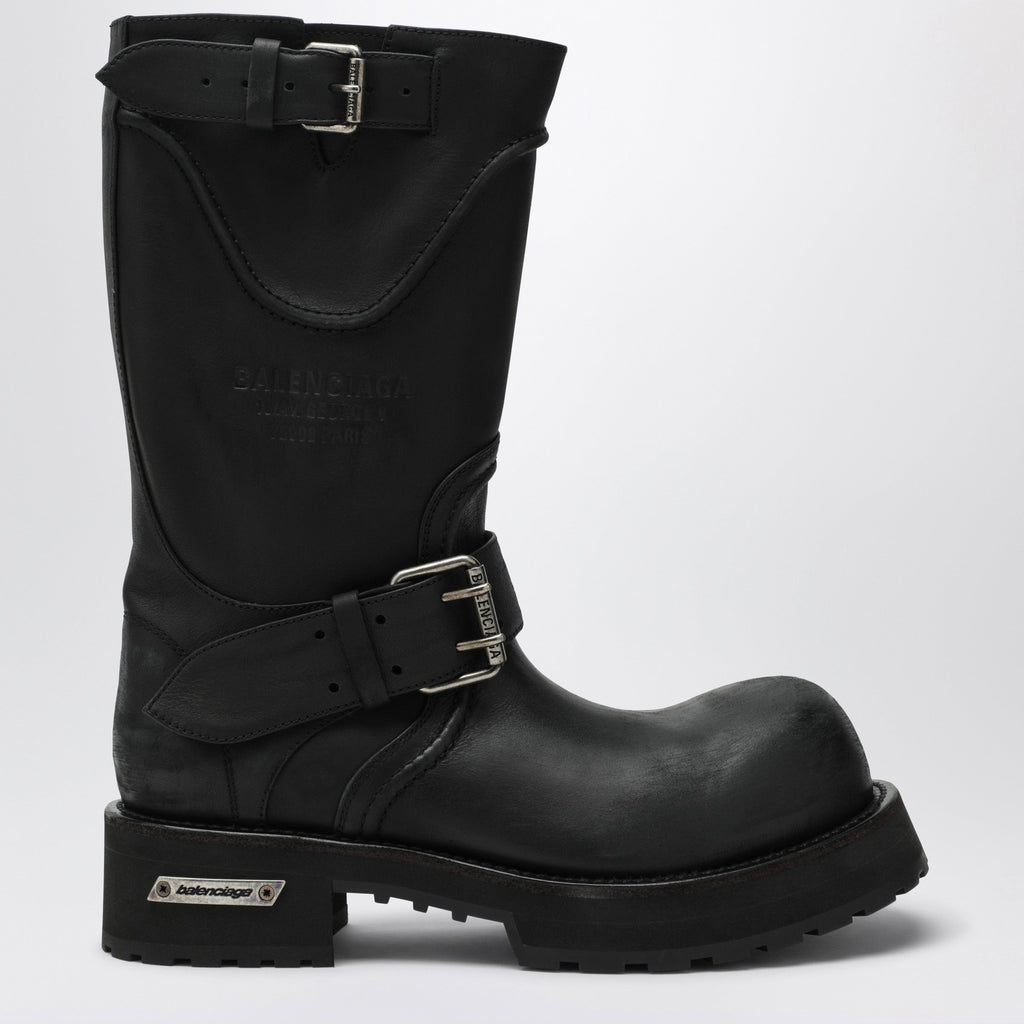 Balenciaga Venom Black Calfskin Boots Women