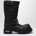 Balenciaga Venom Black Calfskin Boots Women