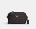 NWT Coach Mini Jamie Camera Crossbody Bag In Signature Canvas