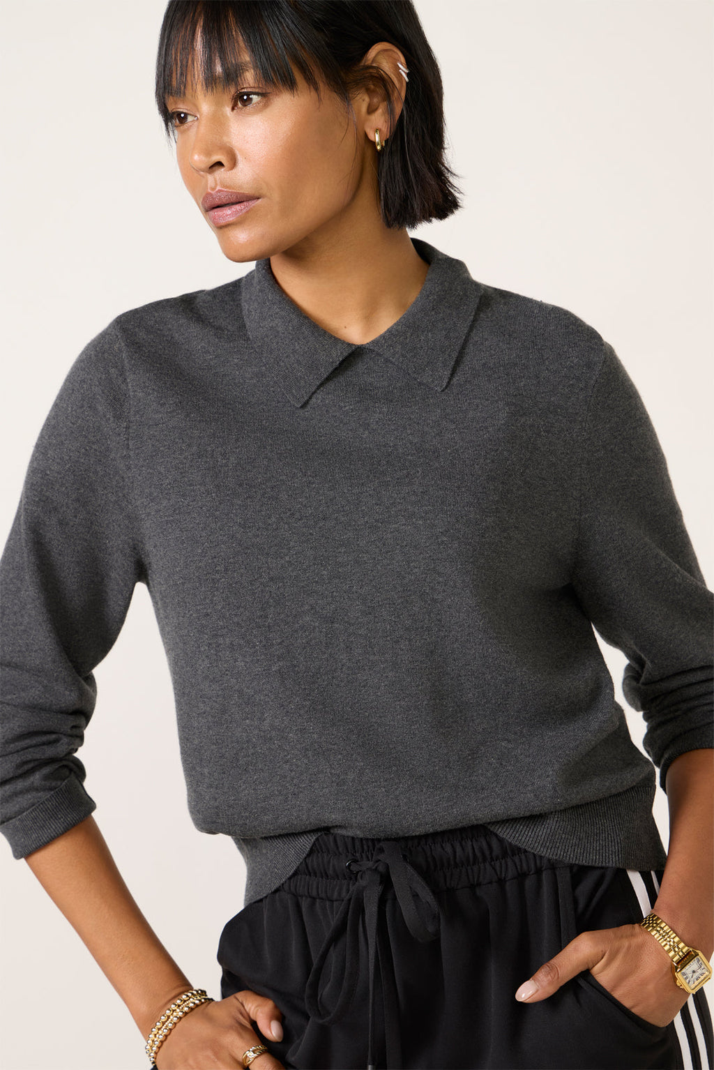 Women's Monica Polo Sweater Top