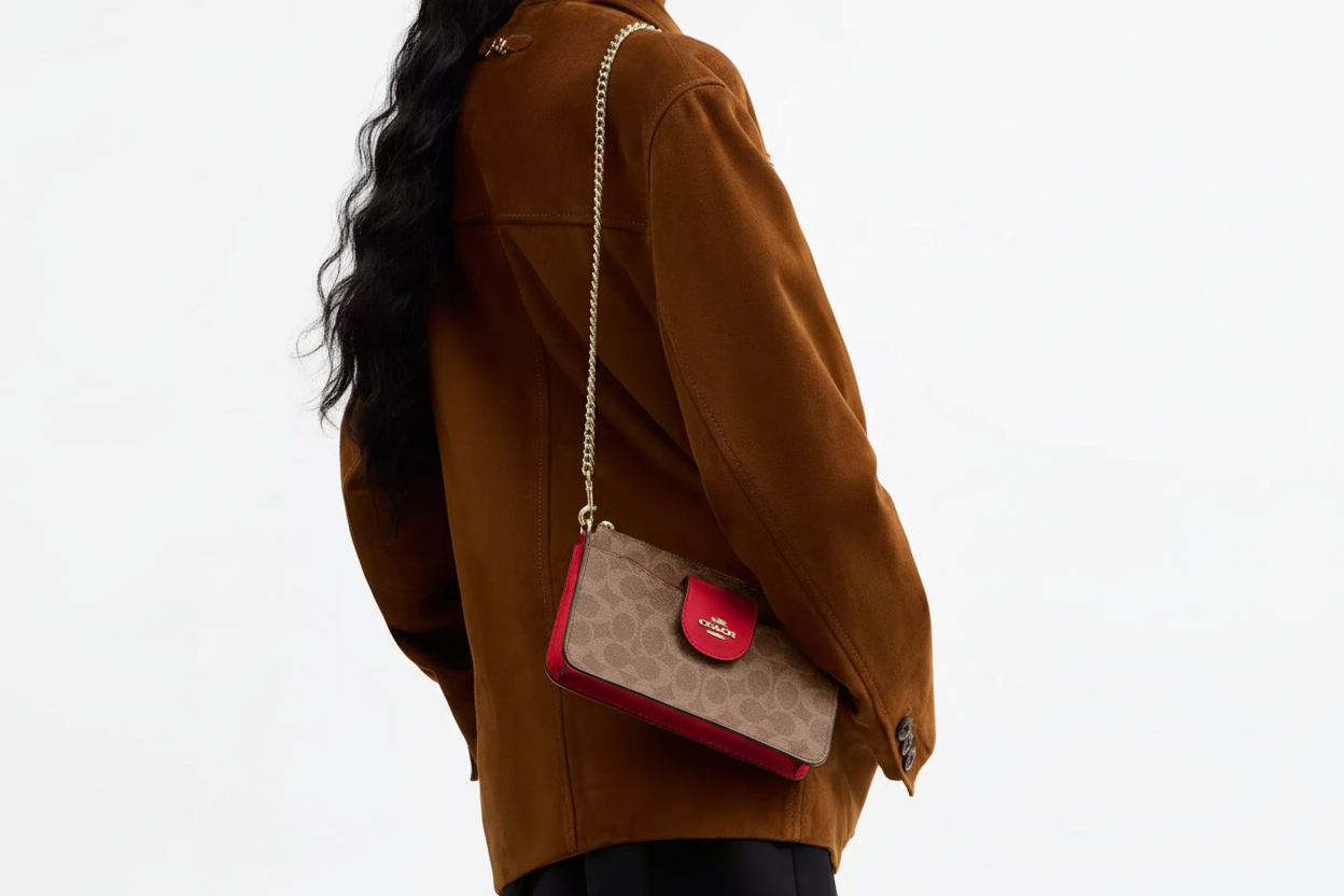 NWT Coach Poppy Crossbody Bag
In Signature Canvas