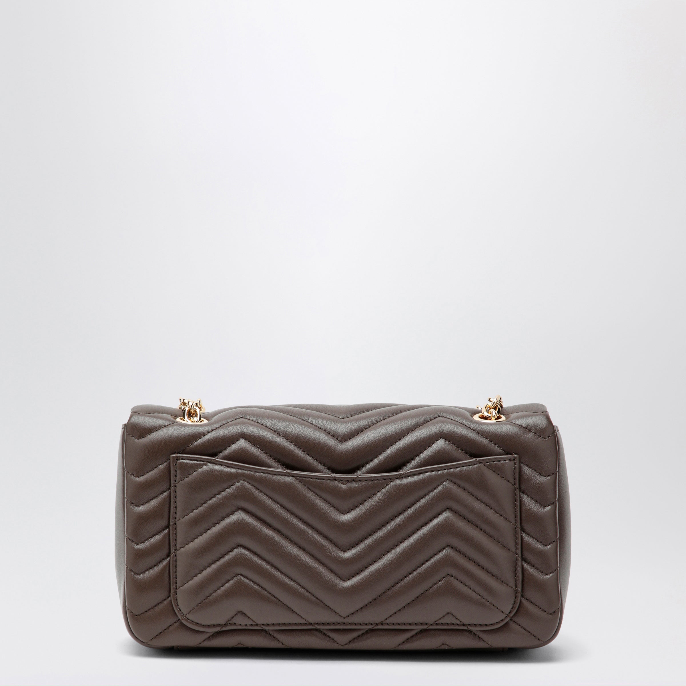 Gucci Medium Gg Marmont Shoulder Bag In Taupe Leather Women