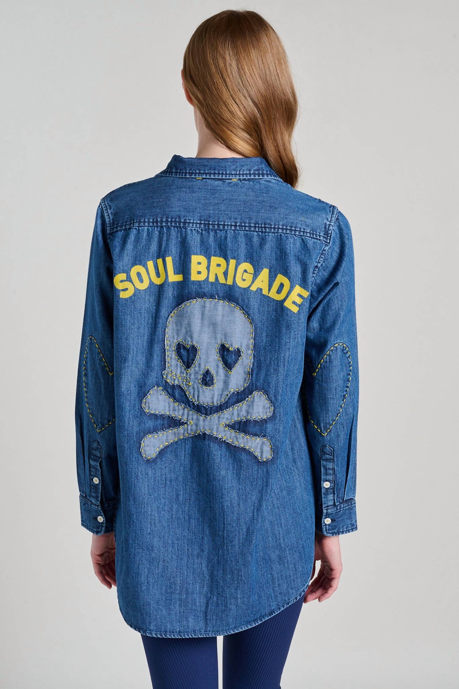 Mia Soul Brigade Shirt In True Denim