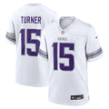 Minnesota Vikings Dallas Turner White Alternate Game Jersey