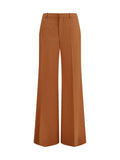 Chloé Women High-Waisted Flared Cotton Pants