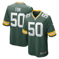 Green Bay Packers Zach Tom Green Game Player Jersey