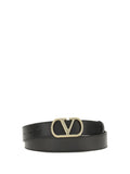 Valentino Garavani Men Vlogo Signature Leather Belt