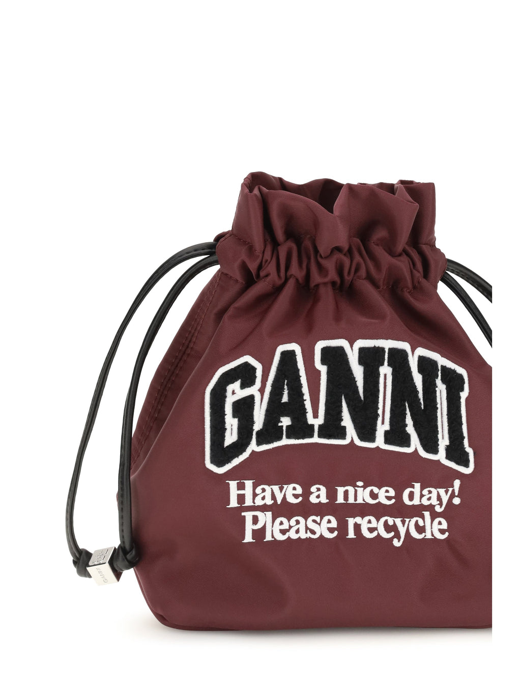 Ganni Women Nylon Pouch