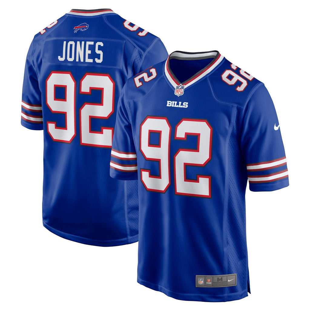 Buffalo Bills DaQuan Jones Royal Game Player Jersey