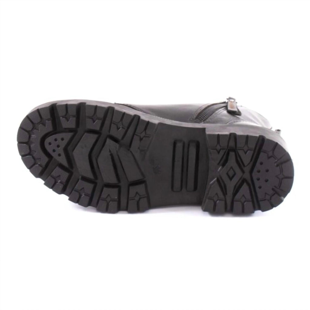 Women's Pallabase Leather Shoe In Black/black