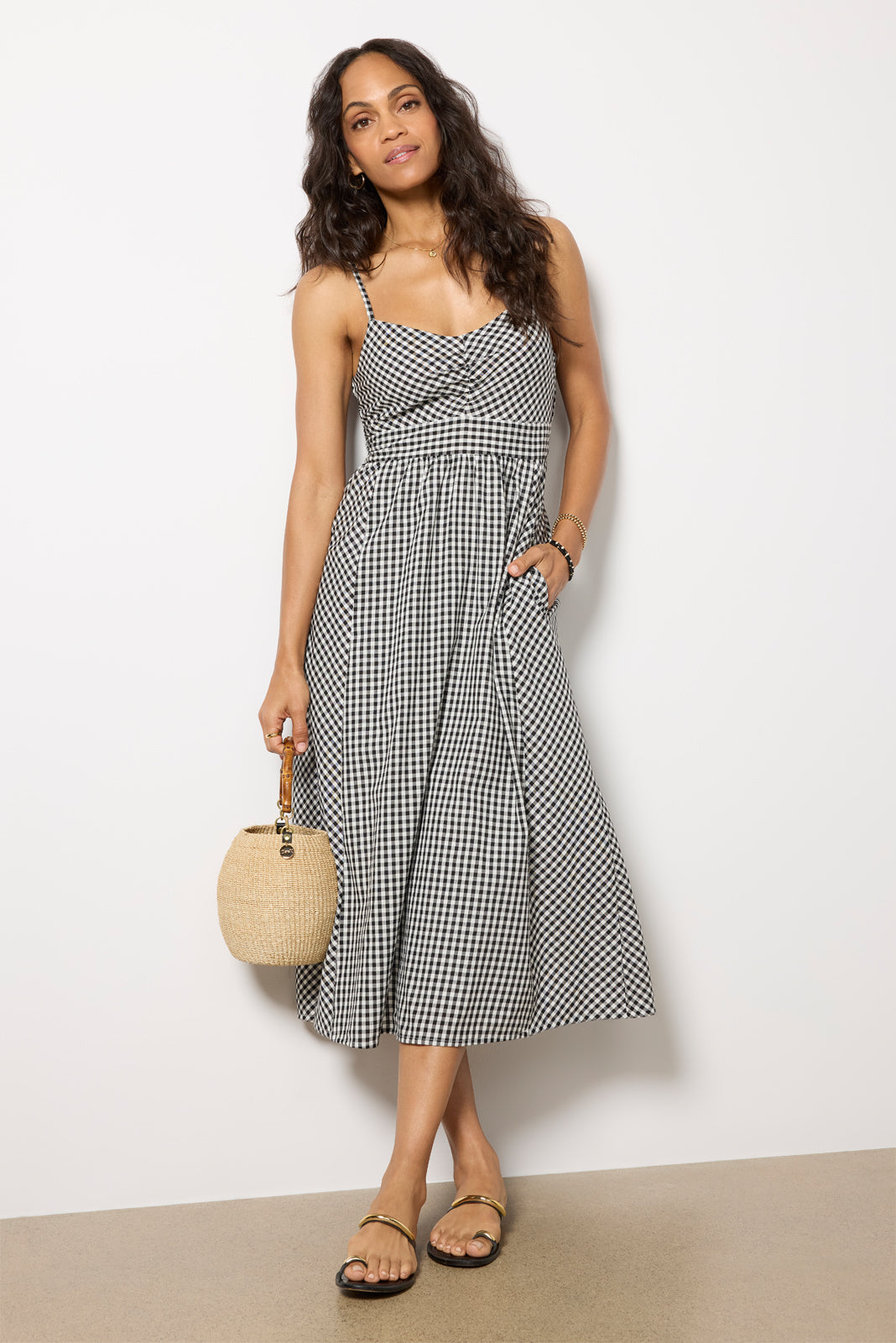 Women's Sunday Gingham Dress