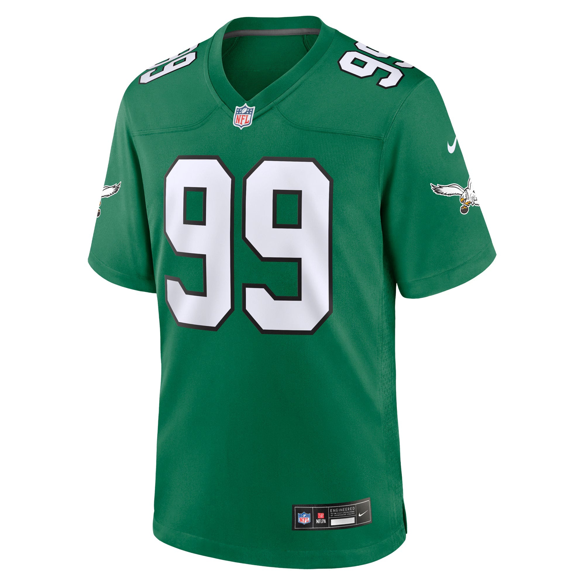 Philadelphia Eagles Jerome Brown Kelly Green Retired Player Alternate Game Jersey