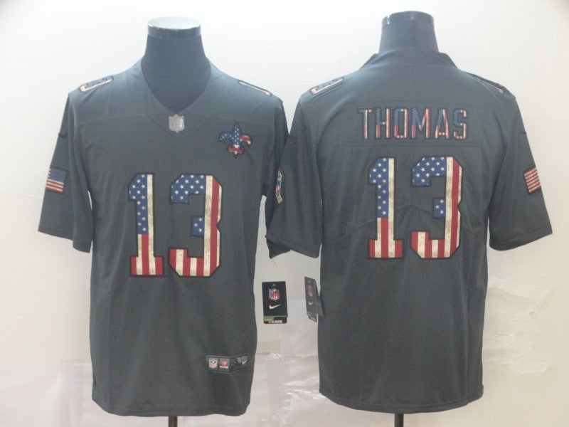 Men's New Orleans Saints Michael Thomas #13 Black Alternate Game jersey
