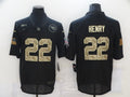 Men's Tennessee Titans Derrick Henry #22 Black Authentic Game Jersey1