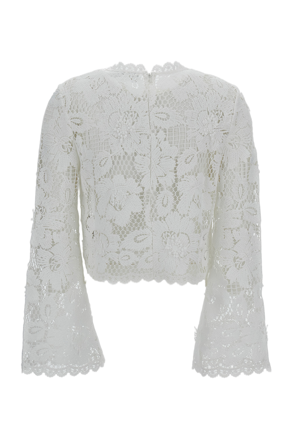 White Crochet Lace Top