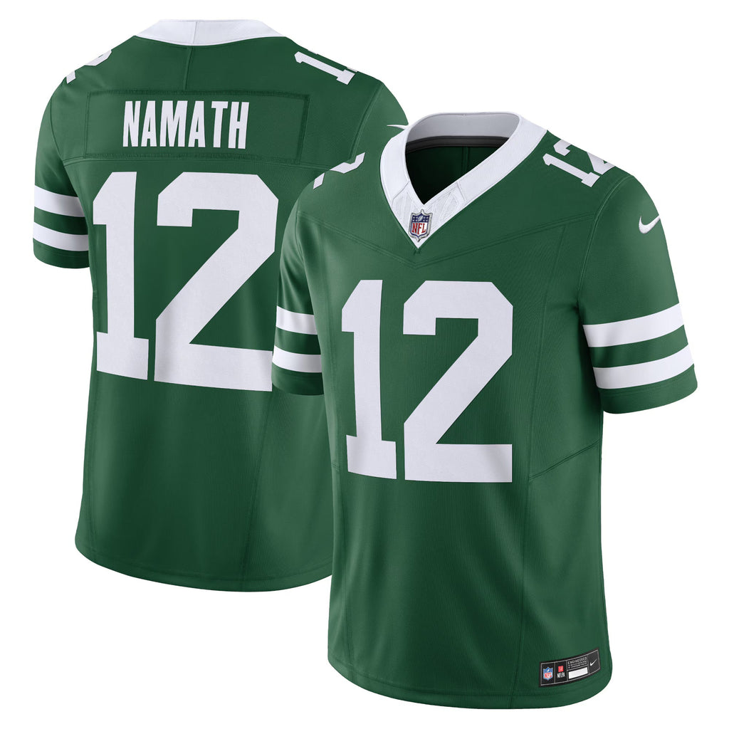 New York Jets Joe Namath Legacy Green Vapor F.U.S.E. Limited Jersey