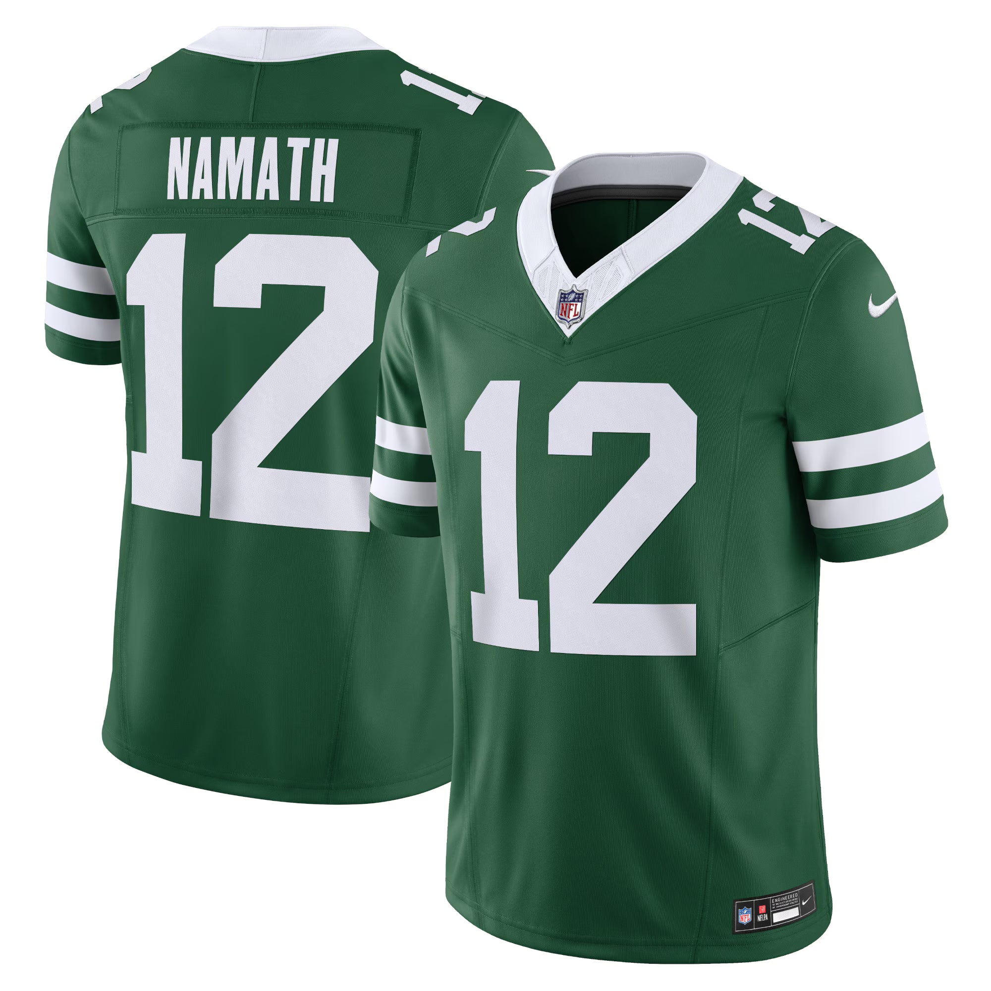 New York Jets Joe Namath Legacy Green Vapor F.U.S.E. Limited Jersey