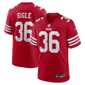 San Francisco 49ers Marques Sigle Scarlet Team Game Jersey