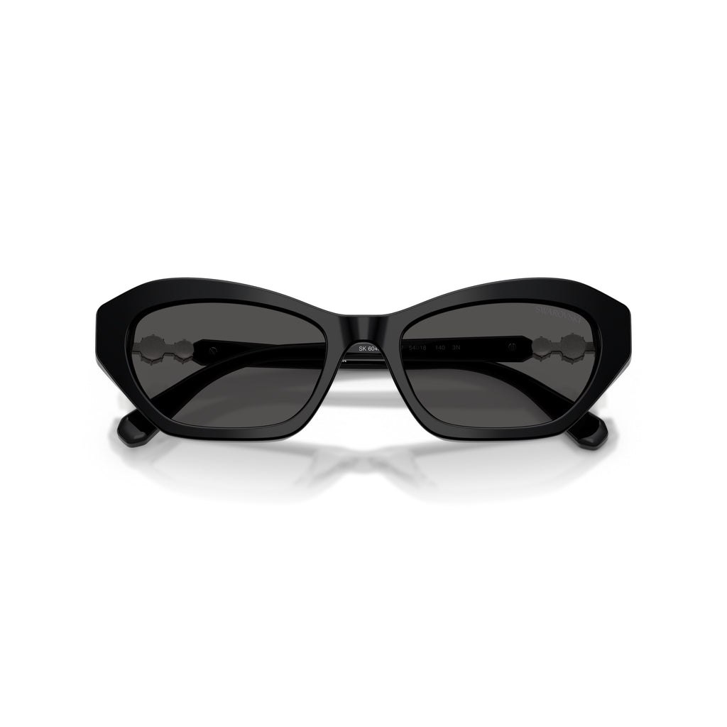 0Sk6048 Angular Sunglasses with Crystal Embellishment