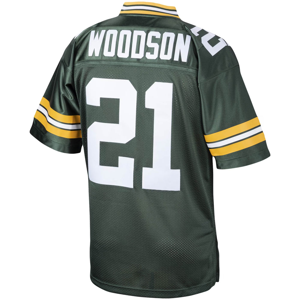 Green Bay Packers 2010 Charles Woodson Mitchell & Ness Green Authentic Throwback Retired Player Jersey