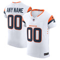 Denver Broncos White Vapor F.U.S.E. Elite Custom Jersey