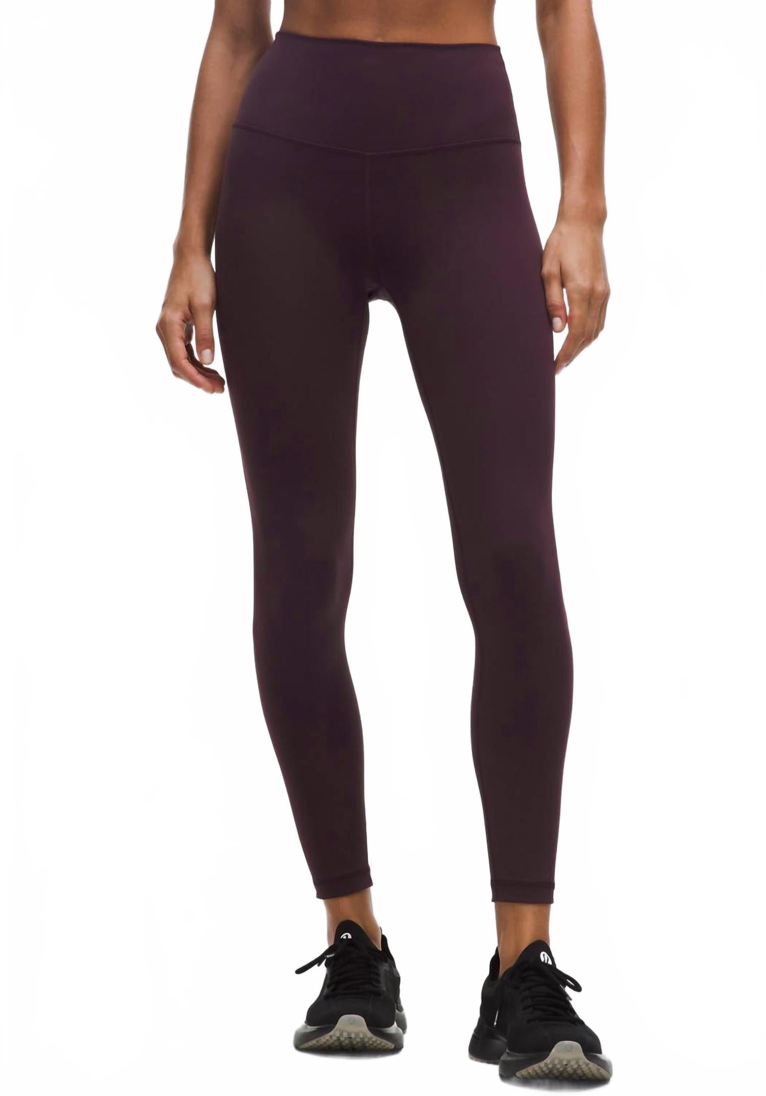 Wunder Train High Rise Tight 28" Leggings In Black Plum